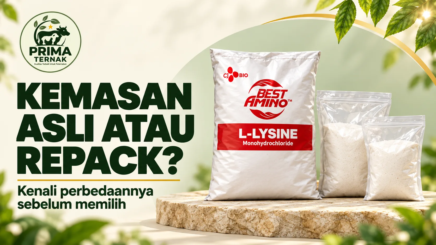Kemasan Asli atau Repack? Panduan Memilih Bahan Pakan