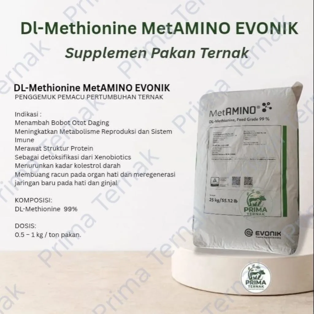 DL-Methionine MetAMINO EVONIK untuk Ternak