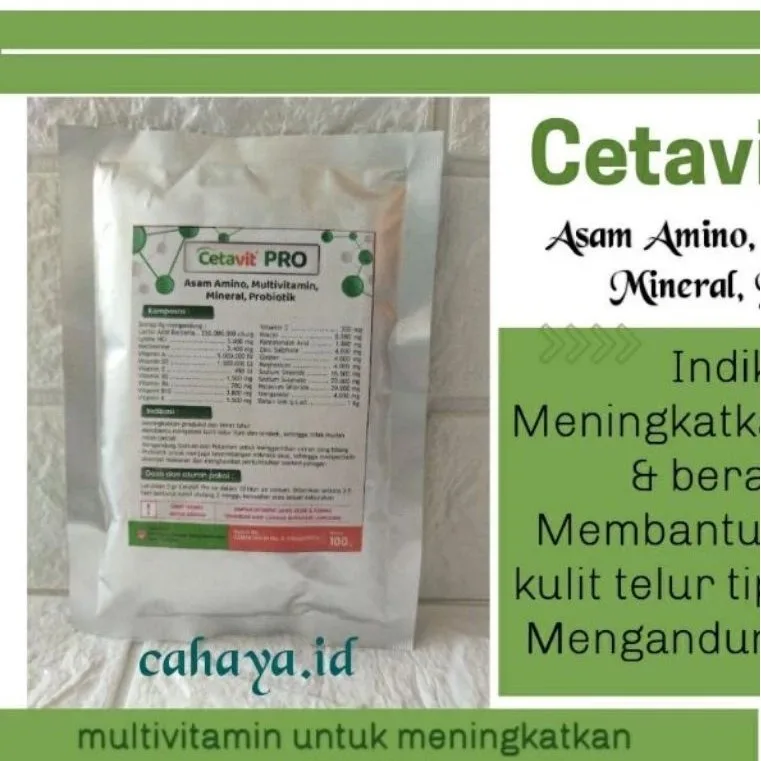 CETAVIT PRO Meningkatkan Produksi Telur
