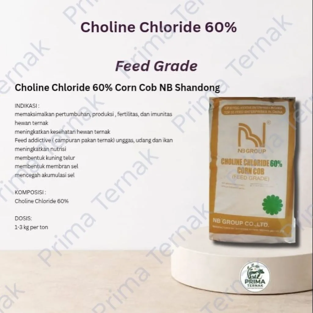 Choline Chloride 60% Corn Cob NB Shandong