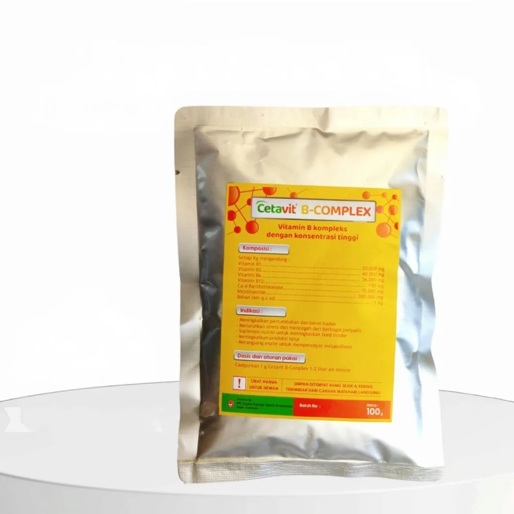 CETAVIT B Complex 100 Gram untuk Nafsu Makan Unggas