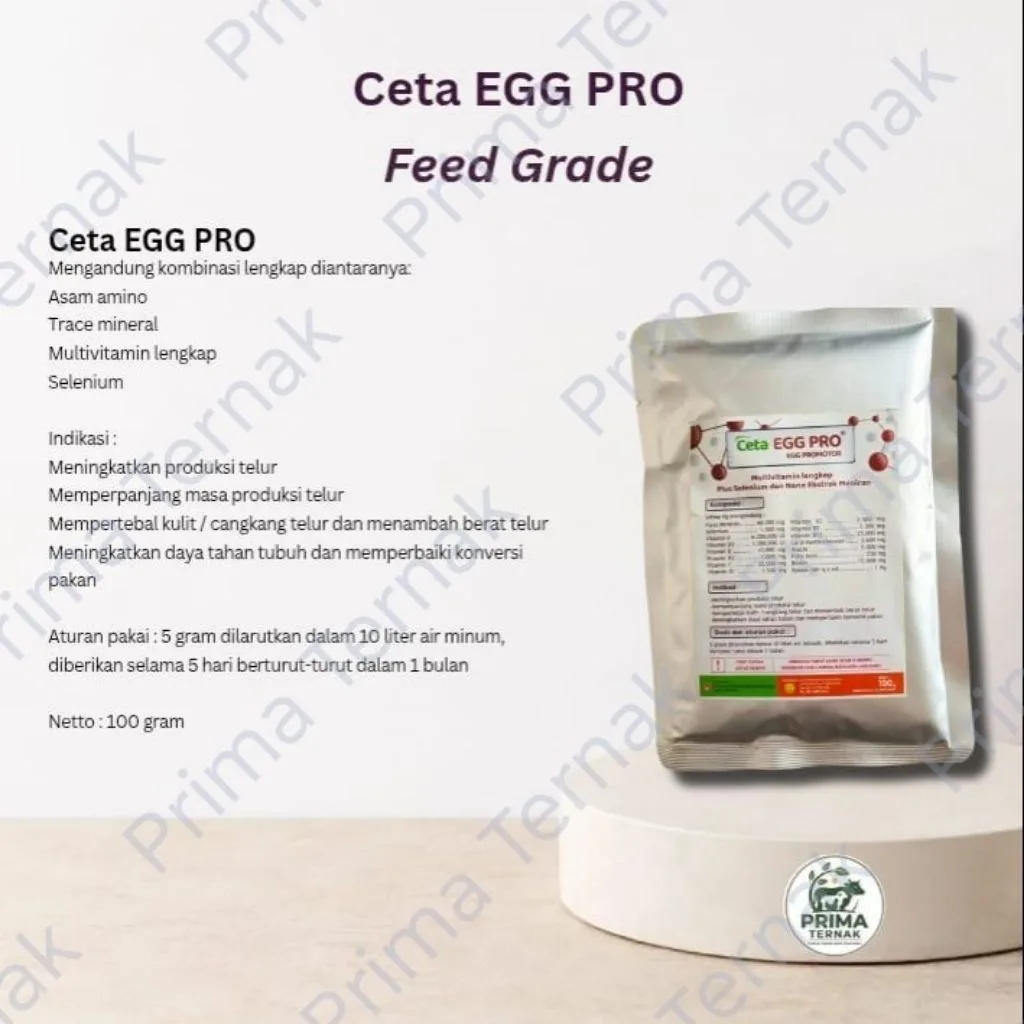 Ceta Egg Pro Egg Promotor Vitamin Kompleks untuk Ayam Petelur 1 kg